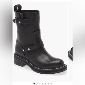 rag & bone Black Moto Boots
